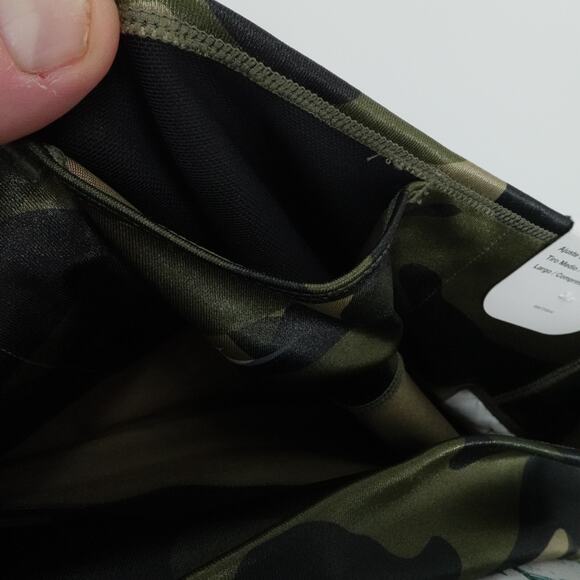 Nike Legging Womens Medium Green Camo One Dri FIt Trainging Gym Workout Stretch - Picture 9 of 14